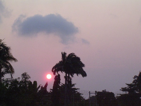 Sunset in Accra